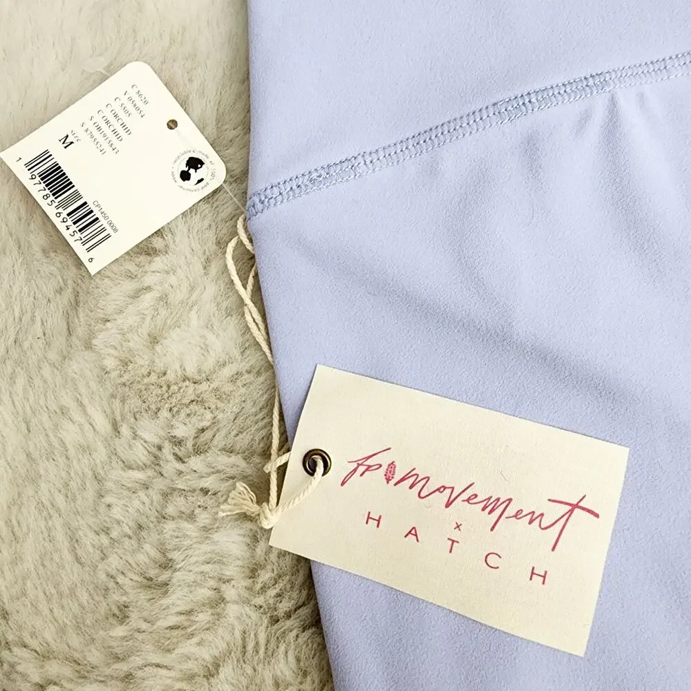 FP Movement Hatch Maternity Never Better High Waist Leggings Orchid Purple M NWT